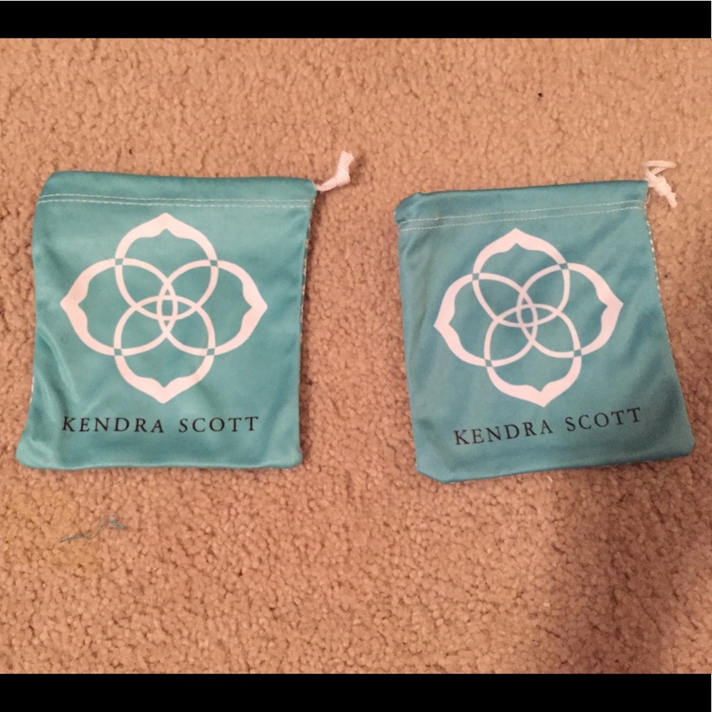 Two Kendra Scott dust bags